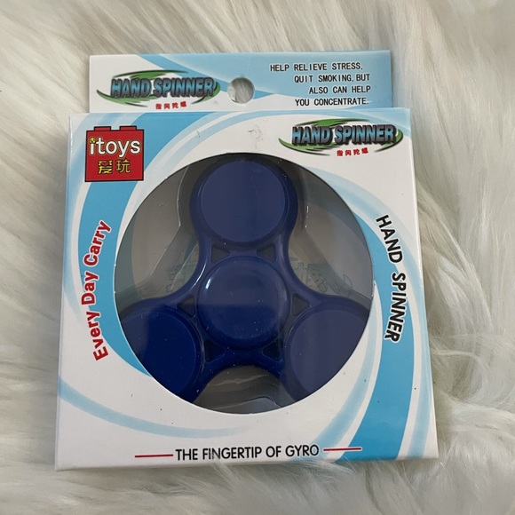 Blue Fidget Hand Spinner - Picture 3 of 4